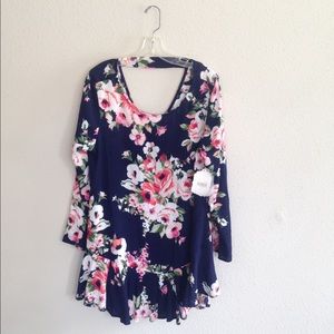 NWT Altar'd State Caydin Floral Ruffle Dress